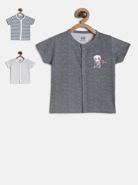 MINIKLUB Kids Multicolor Printed T-Shirt (Pack Of 3)-picture-22