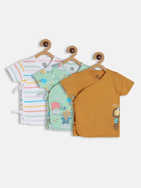 MINIKLUB Kids Multicolor Printed T-Shirt (Pack Of 3)-picture-41