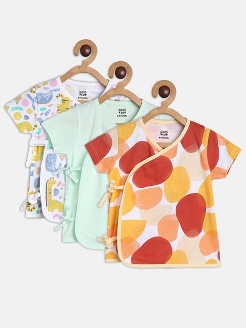 MINIKLUB Kids Multicolor Printed T-Shirt (Pack Of 3)-picture-38