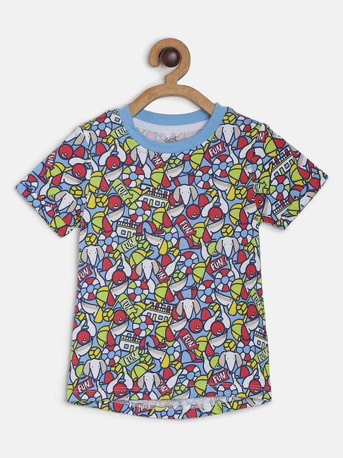 MINIKLUB Kids Multicolor Printed T-Shirt-picture-40