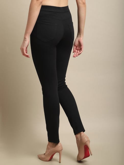 Cantabil Women Black Leggings