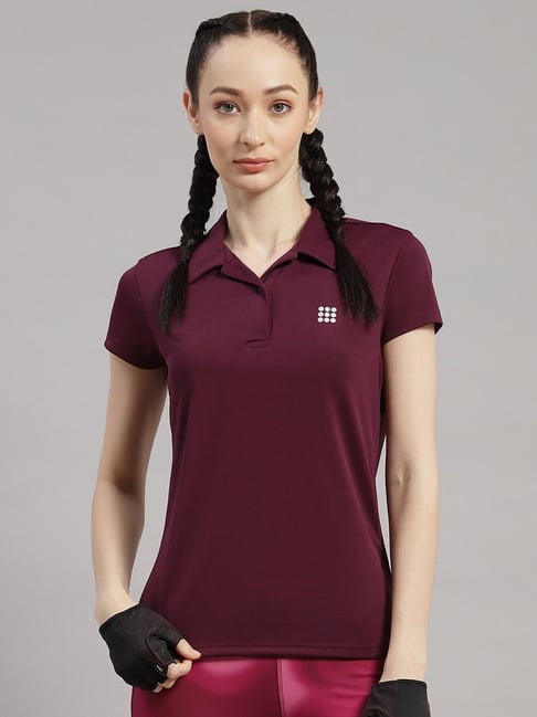 Burgundy polo t shirt best sale