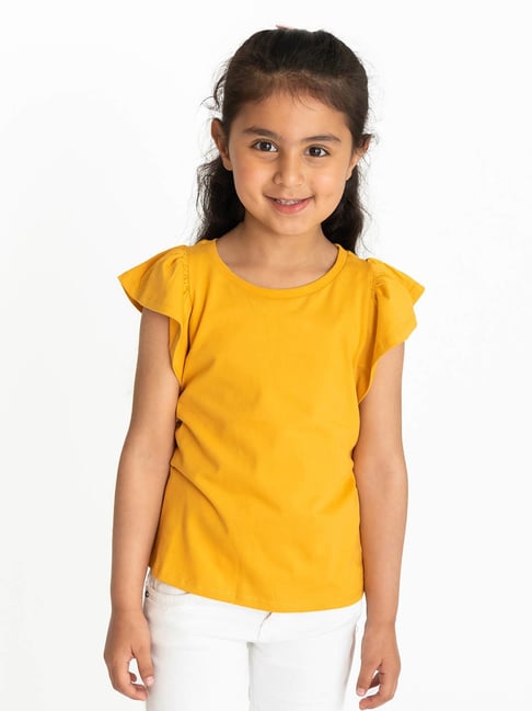 Campana Kids Yellow Solid Top-picture-18