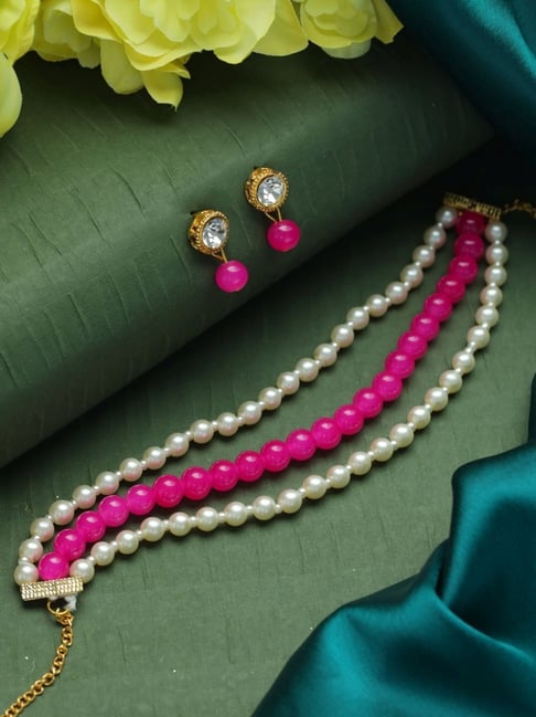 Pink Pearl Jewellery Online Shopping for Women at Low Prices