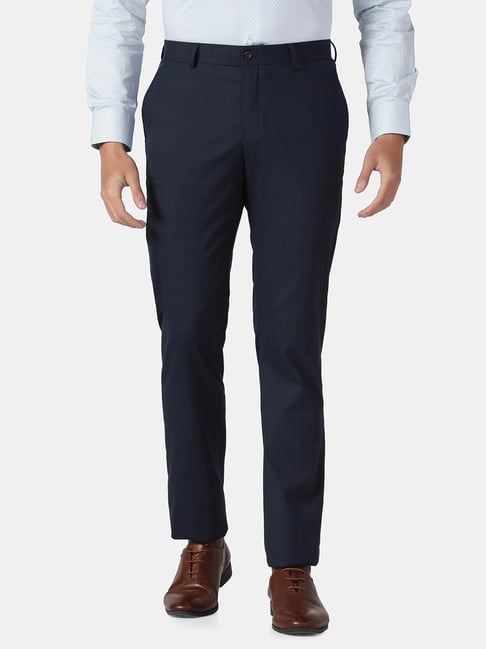 Buy Ted Baker Men Blue Slim Fit Dogtooth Trousers Online  884051  The  Collective
