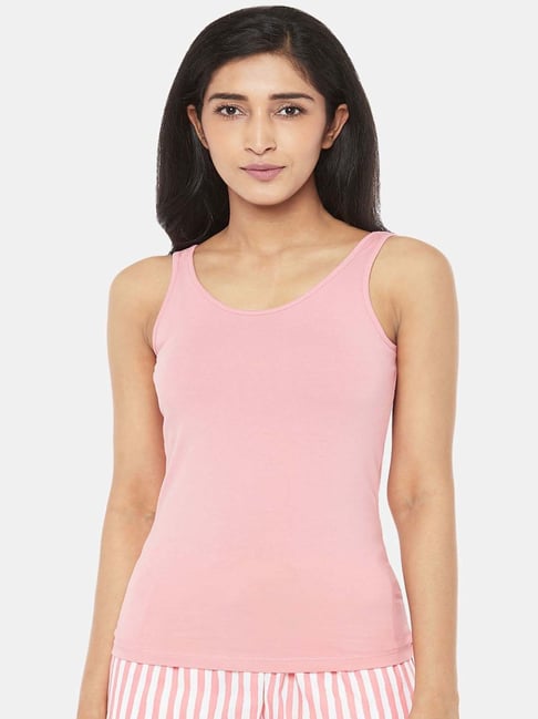 Dreamz by Pantaloons Pink Cotton T-Shirt