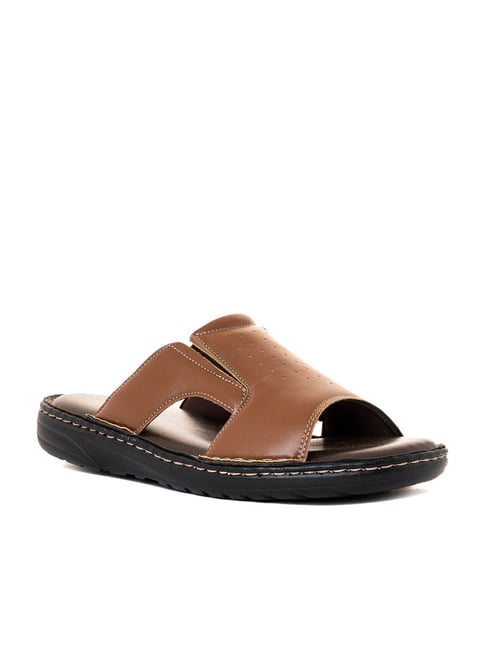 Softouch Khadim's Men Brown Dress Sandal - UK 5 : Amazon.in: Fashion