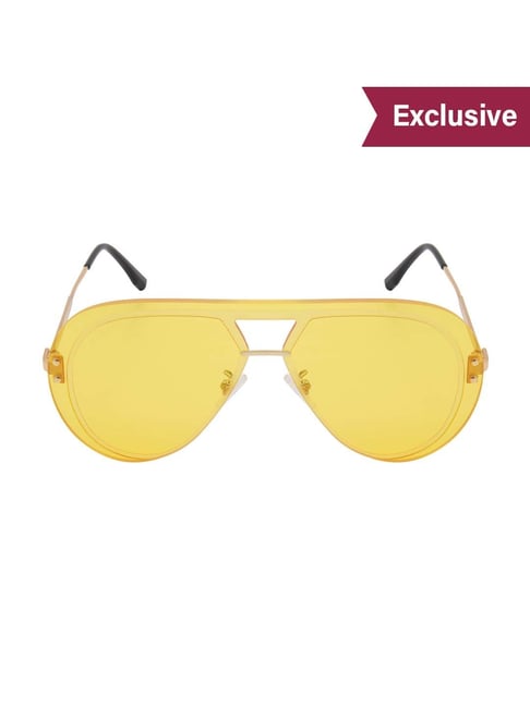 Ray-Ban Aviator Full Color RB3025JM 91963C Yellow Sunglasses