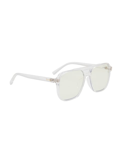 SAINT LAURENT Aviator Transparent Acetate Sunglasses | Endource