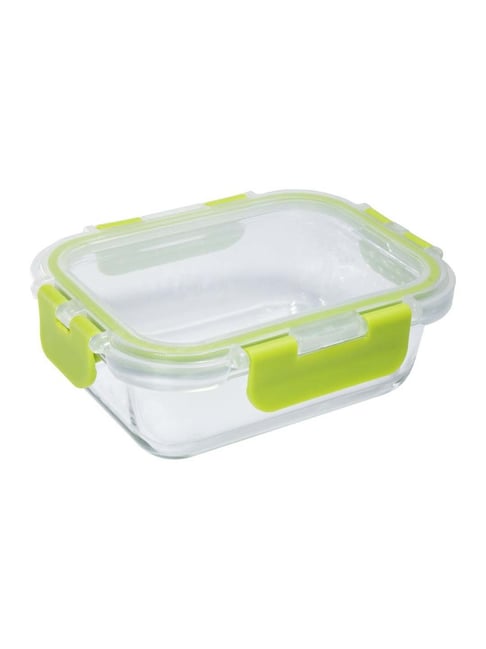 Corelle Pyrex Eco Clean Green Glass Snap Container (0.38 L)-picture-35