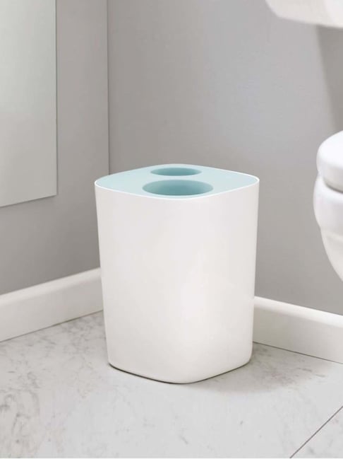 Joseph Joseph Split Light Blue Plastic Waste & Recycling Bin (8 L)
