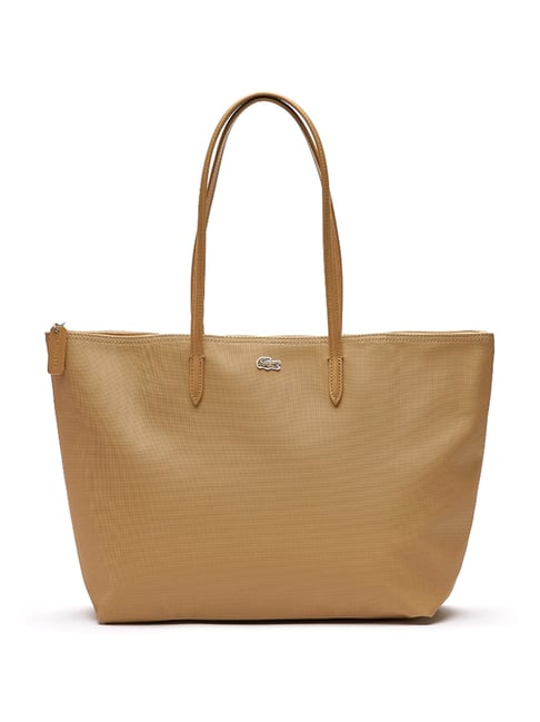 Lacoste Brown Concept Medium Tote Bag