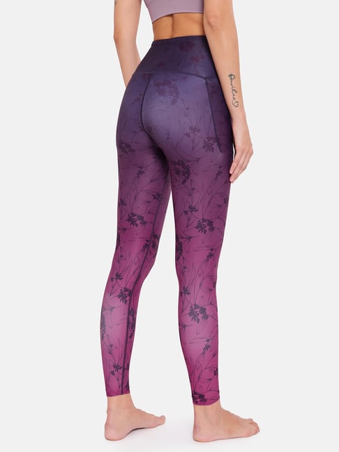 Purple Leggings - Phases Of Moon Print ~ Vosenta ~ Official Shop