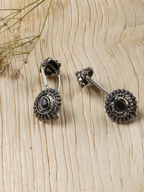 Buy Jewels Galaxy Grey  Black Dangler Earrings Online At Best Price  Tata  CLiQ