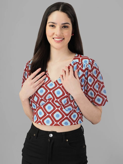 MASAKALI.CO Multicolor Printed Crop Top-picture-19