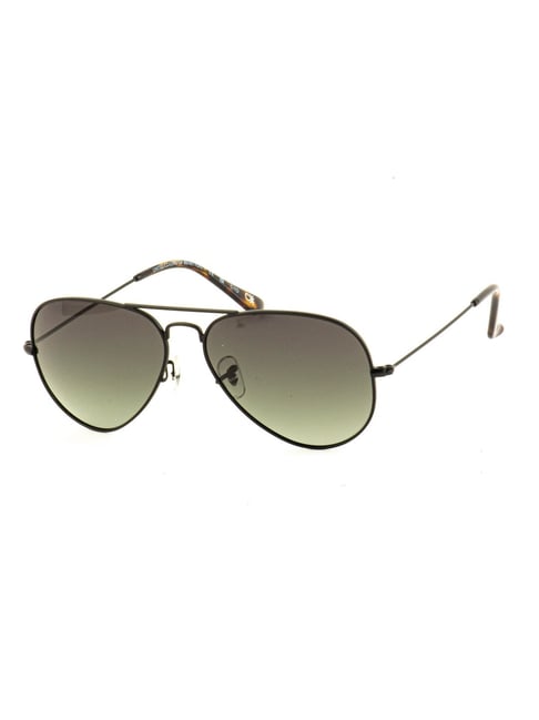 United Colors of Benetton Green Aviator Sunglasses for Men