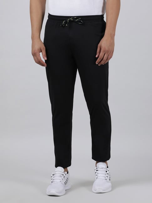 Crocodile Jet Black Regular Fit Trackpants-picture-21