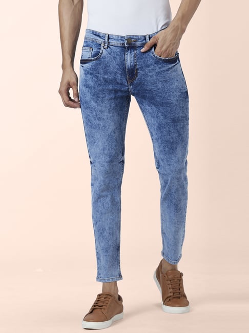 People by Pantaloons Dark Blue Skinny Fit Jeans