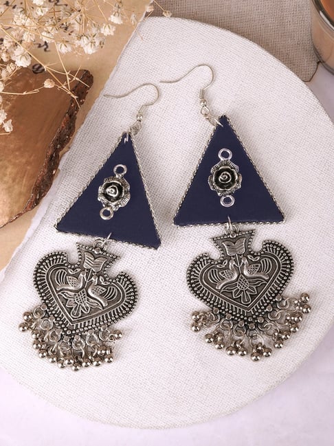 Girls And Women Designer DarkBlue Afghani Ethnic Earring at Rs 310/pair in  Lucknow