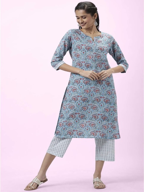 Buy CORAL Kurtis & Tunics for Women by Akkriti by Pantaloons Online |  Ajio.com