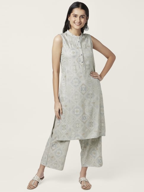 Rangmanch by Pantaloons Women Kurti Palazzo Set - Buy Rangmanch by