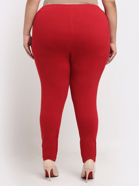 Canis Womens Black Leggings Plus Size Spandex Curvy Pants India | Ubuy