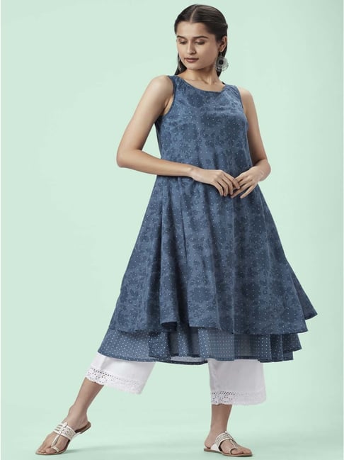 Kurtas, Pantaloons Rangmanch Kurta Blue Flare Kurta