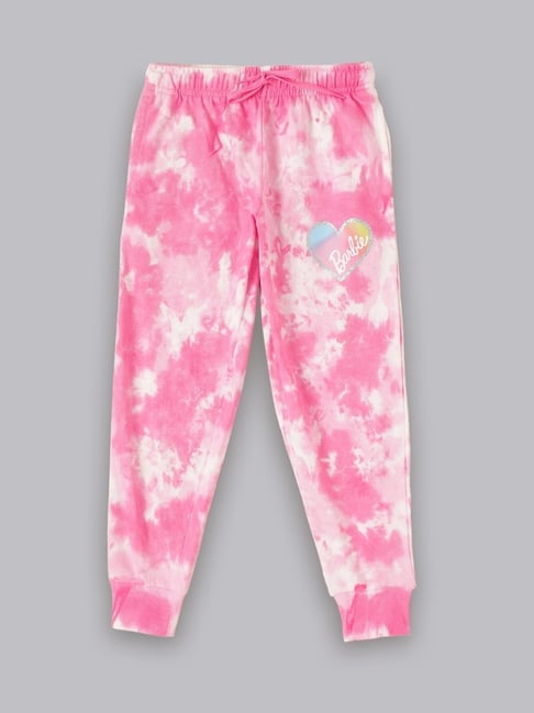 Pink 2024 barbie joggers