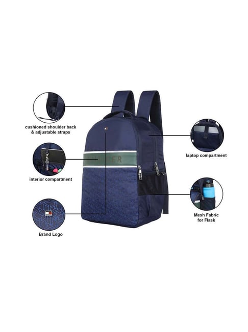 Tommy Hilfiger Rochester 25 Ltrs Navy Large Laptop Backpack