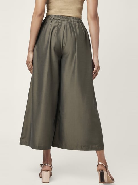 Buy Akkriti by Pantaloons Grey Regular Fit Pants for Women Online