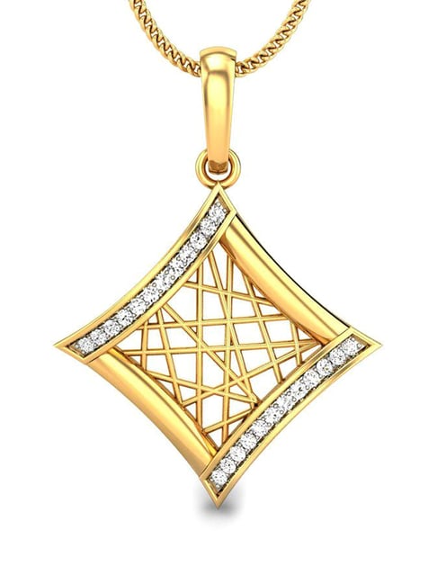 Kalyan jewellers diamond sales pendant set with price