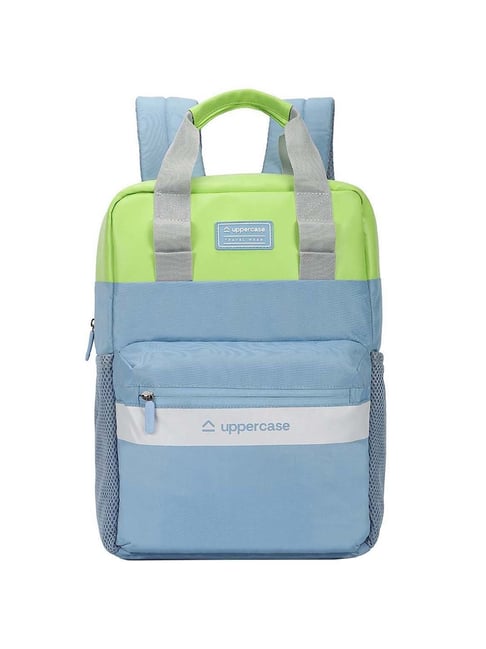 Buy Uppercase Vegan 17 Ltrs Teal Blue Medium Laptop Backpack