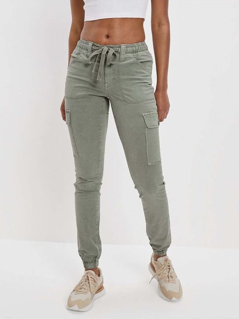 American eagle 2024 green joggers