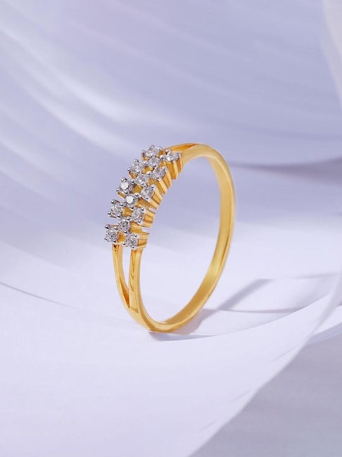 Buy Candere by Kalyan Jewellers Everlite Collection 18K (750) Yellow Gold  Ring for Women online