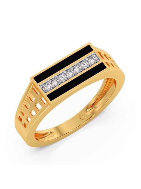 Avery Hammered Gold Ring | Stylish Gold Rings | CaratLane