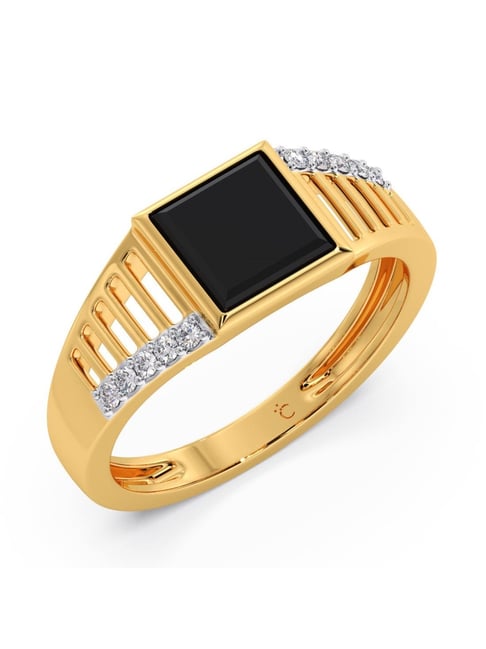 Kalyan jewellers mens gold on sale ring