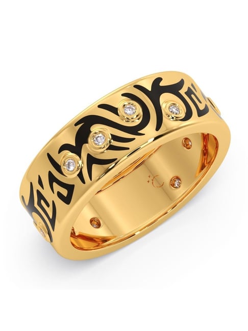 Kinshu Lion Gold Mens Ring-Candere by Kalyan Jewellers