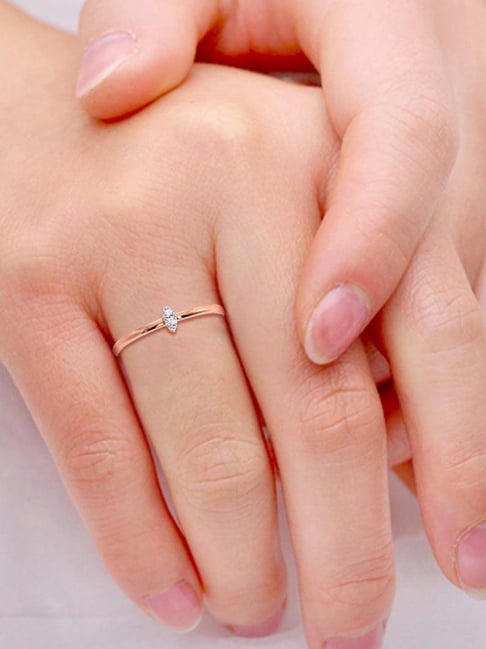 Beautiful Twist Single Lab Diamond Engagement Ring In 14K Yellow Gold |  Fascinating Diamonds
