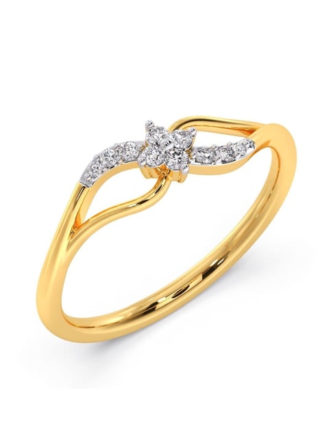 Buy CANDERE A KALYAN JEWELLERS COMPANY 18KT Gold Ring 3.35 Gm - Ring Gold  for Women 22471458 | Myntra