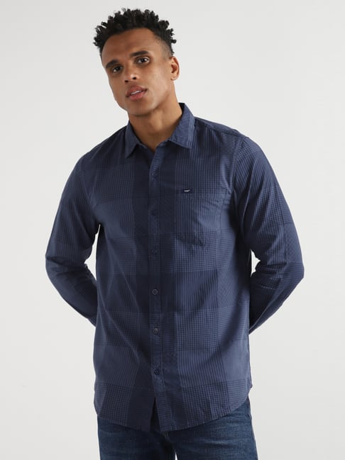 lee slim fit shirt