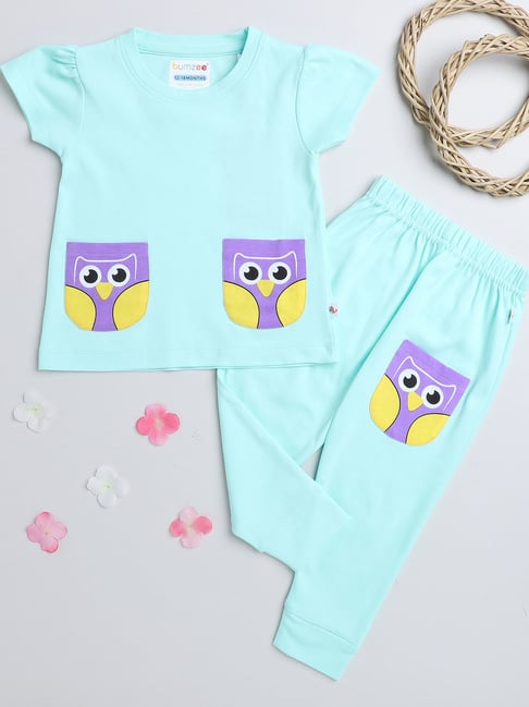 Baby girl button online up pyjamas