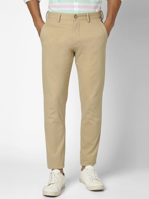 PETER ENGLAND Slim Fit Men Khaki Trousers  Buy PETER ENGLAND Slim Fit Men Khaki  Trousers Online at Best Prices in India  Flipkartcom