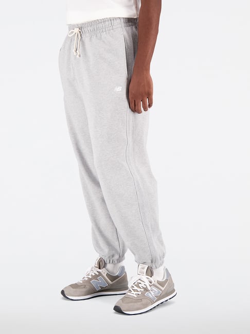 New Balance Light Grey Regular Fit Sports Joggers Buy, Online, India, Tata  CLiQ