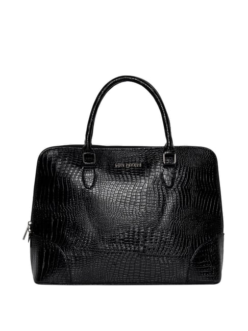 Buy Lino Perros Black Textured Large Shoulder Bag Online At Best Price Tata CLiQ