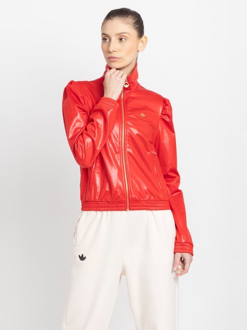 Women's Clothing - Adicolor Slim Jacket - Red | adidas Kuwait