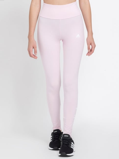 adidas Pink Cotton Printed Tights