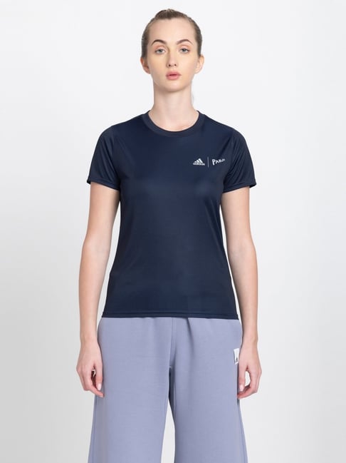 adidas Navy Running T-Shirt-picture-18