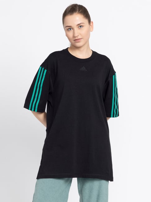 UNIQLO oversized shirt in dusty peach stripe (WOMEN, TOPS, SHIRT