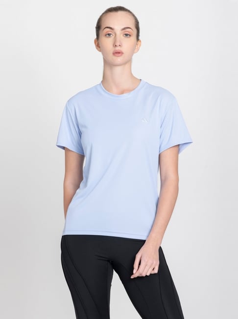 Buy adidas Sky Blue Running T Shirt for Women Online Tata CLiQ