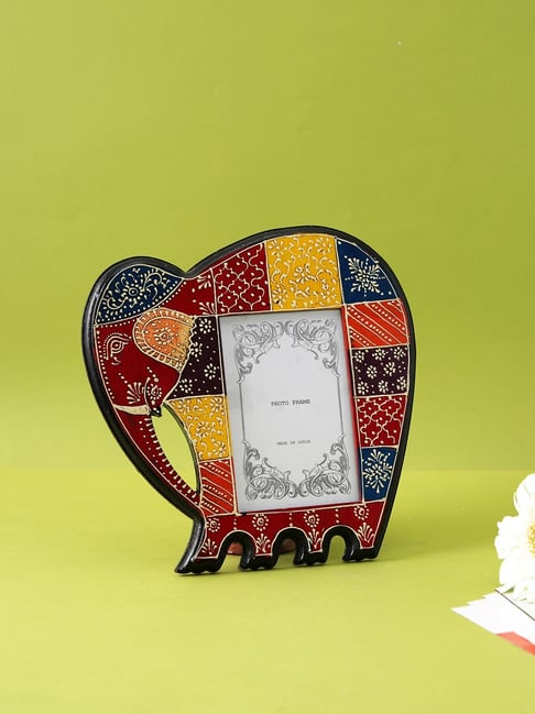 Aapno Rajasthan Basic Multicolor Wood Photo Frame